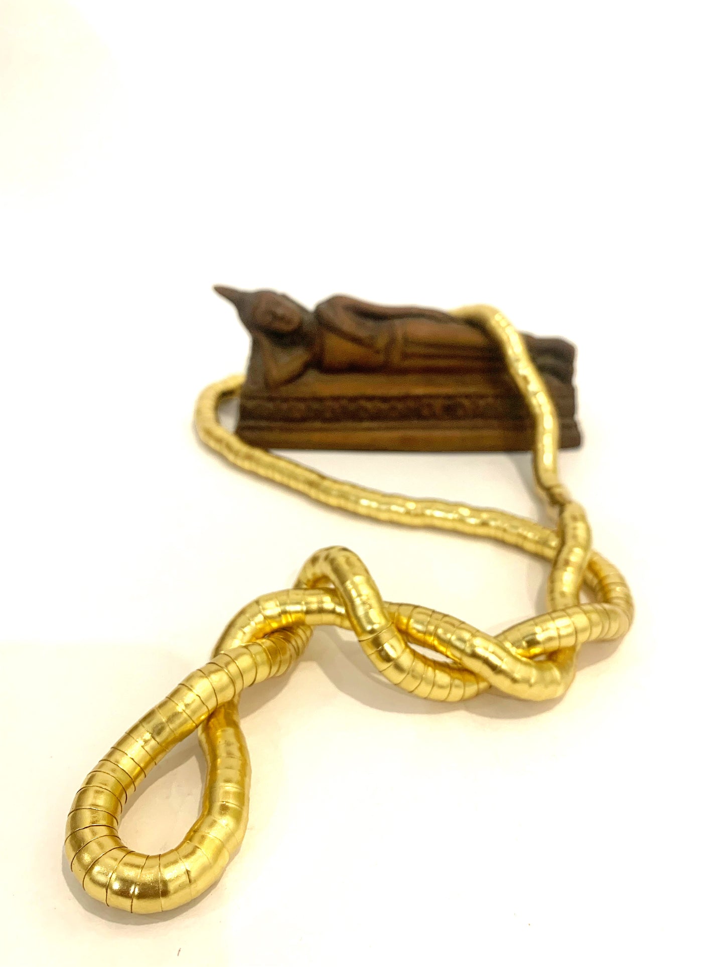 SNAKE ~collana in maglia metallica flessibile