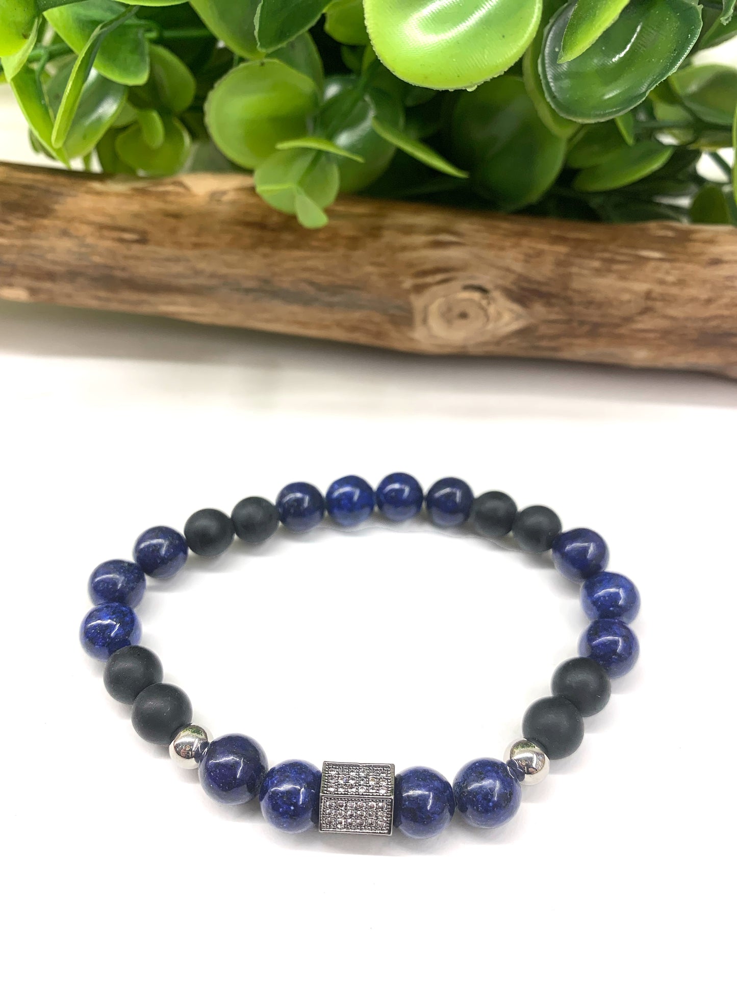 ARVAK ~ Bracciale elastico pietre dure naturali