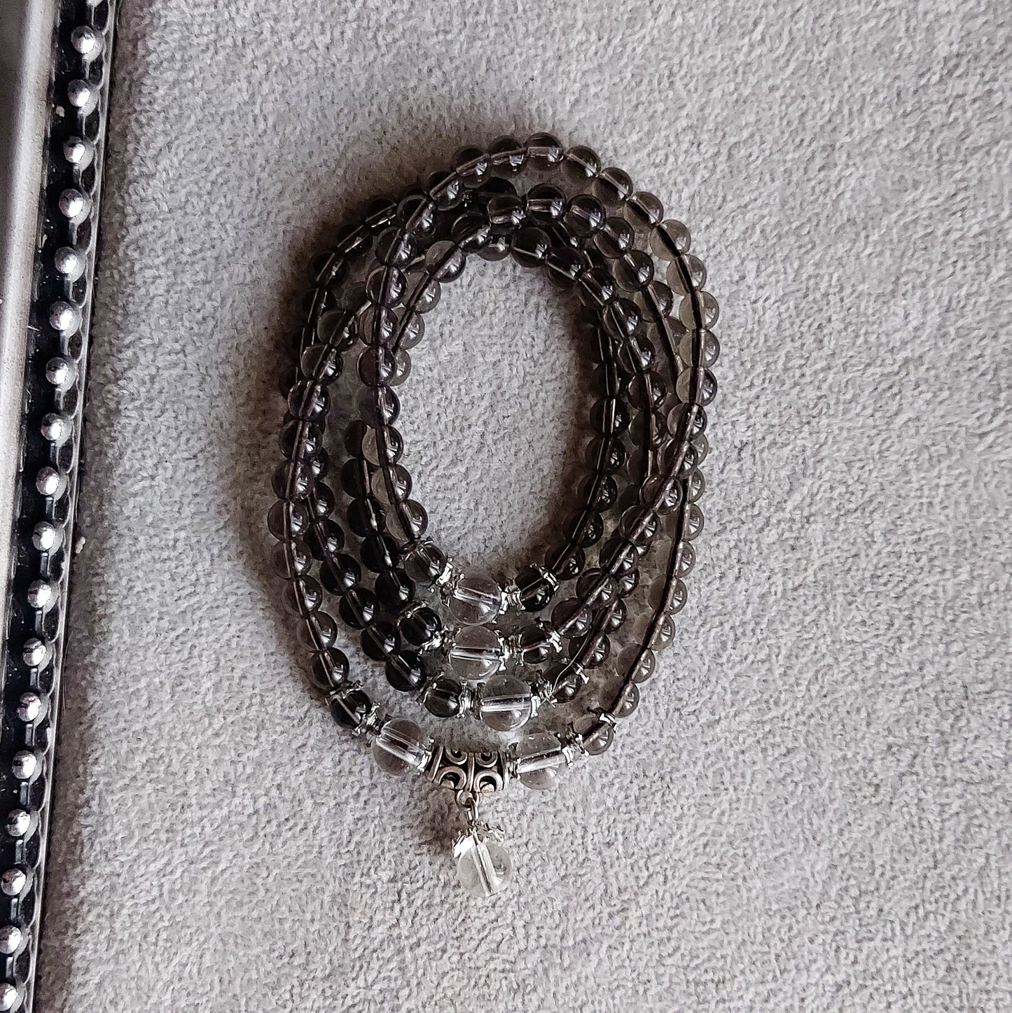 PRISHA ~ Bracciale - Collana JAPAMALA 108 grani in cristallo