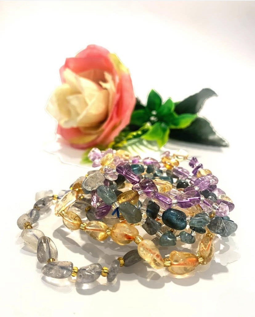 THERA ~ Bracciale in QUARZO elasticizzato ~ Nirvana Stones