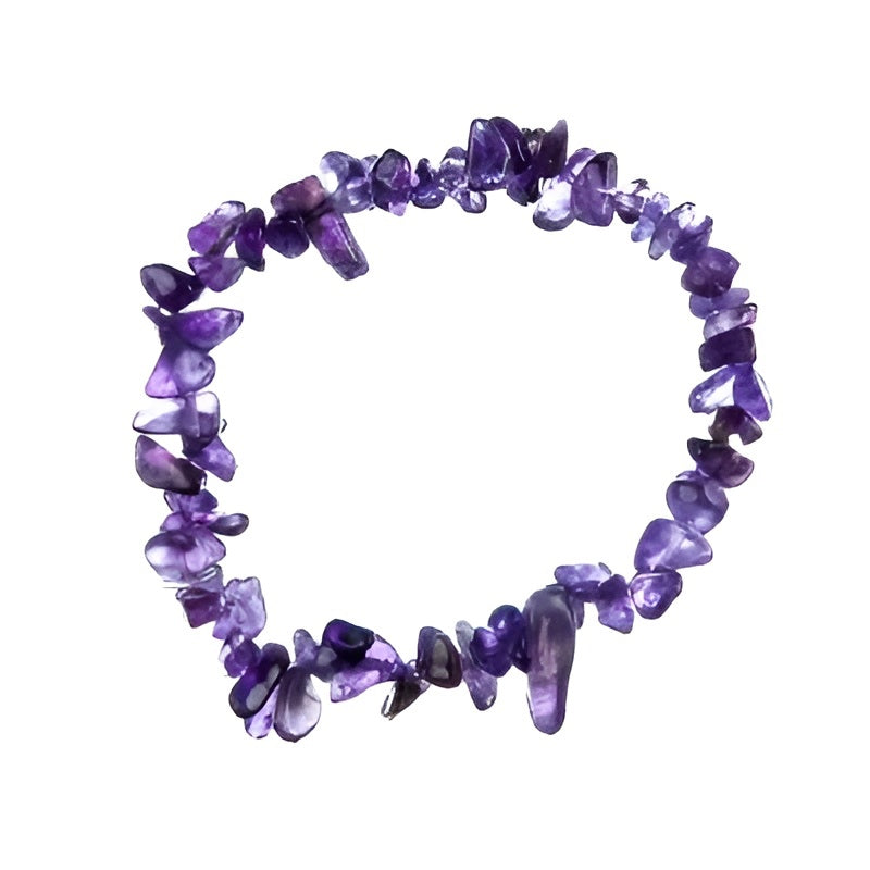 CHAKRA CHIPS ~ Bracciale in chips QUARZO ~7 colours- Nirvana Stones