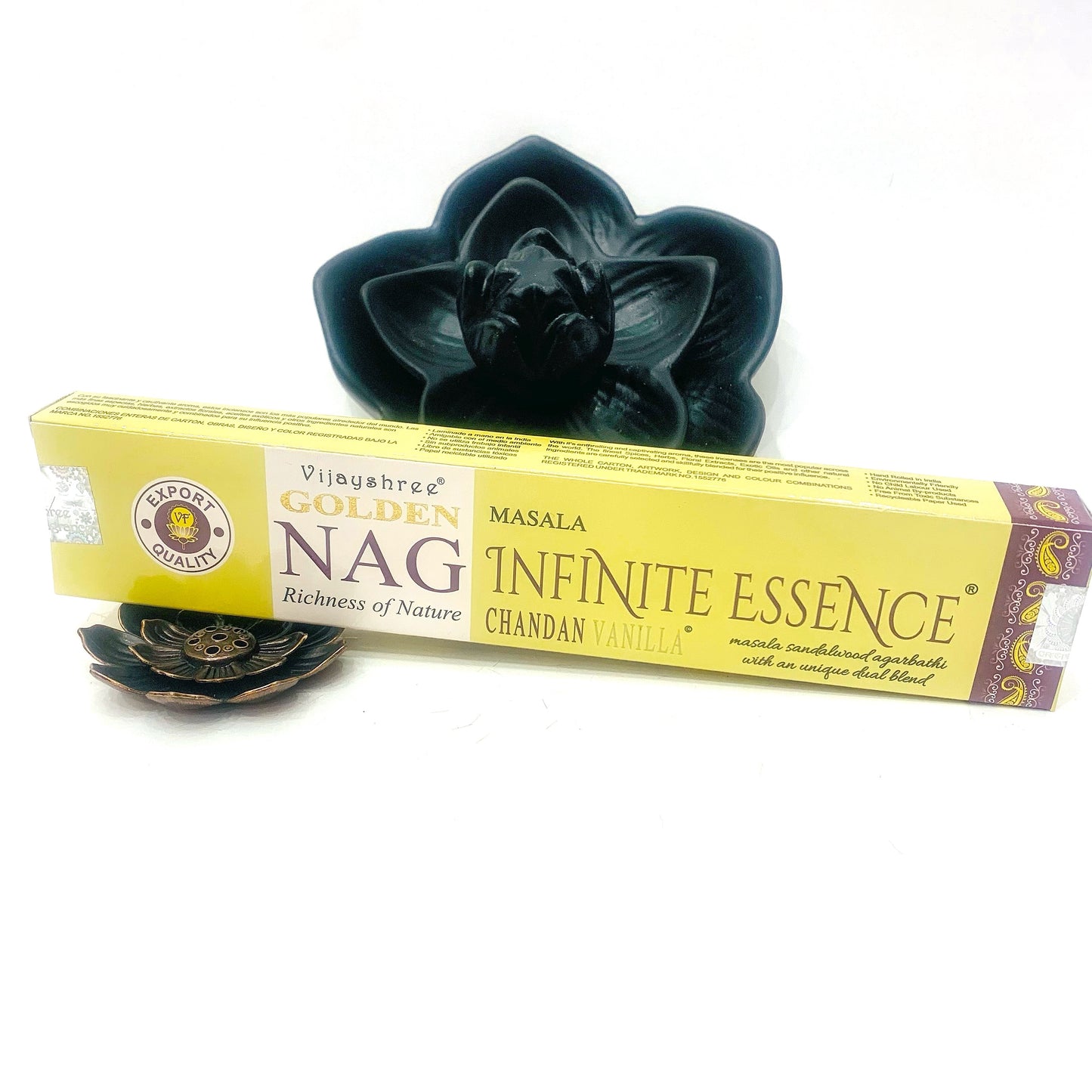 INCENSO GOLDEN MASALA VANILLA ~ ATISHA FRAGRANCES ~ NAG INFINITE ESSENCE
Richness of Nature CHANDAN VANILLA ~ Incenso Naturale 100% Artigianale - made in INDIA-