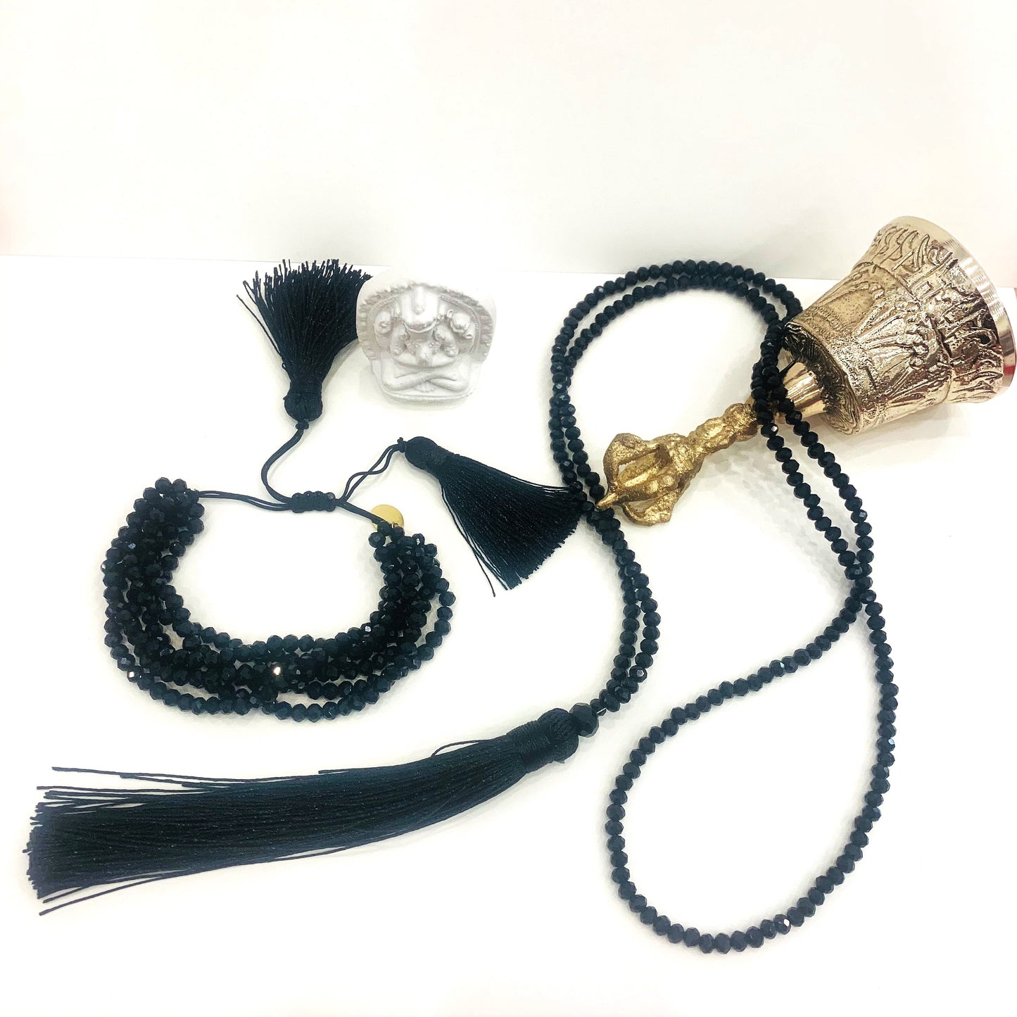 PEMA set ~ Collana e bracciale JAPAMALA in cristalli naturali