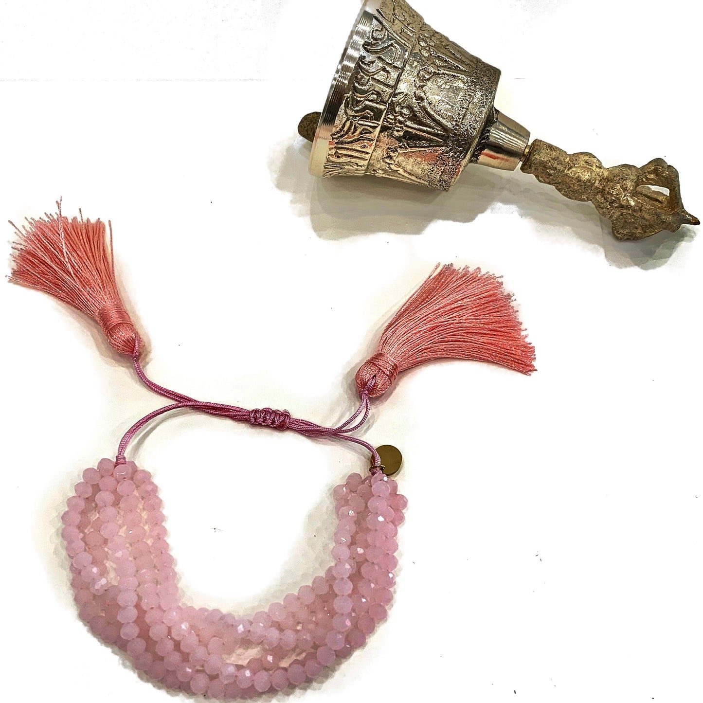 PEMA set ~ Collana e bracciale JAPAMALA in cristalli naturali