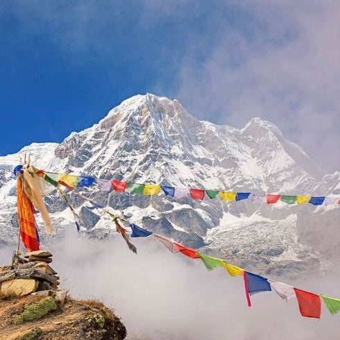 TIBETAN PRAYER FLAG ~ bandierine Tibetane formato mini