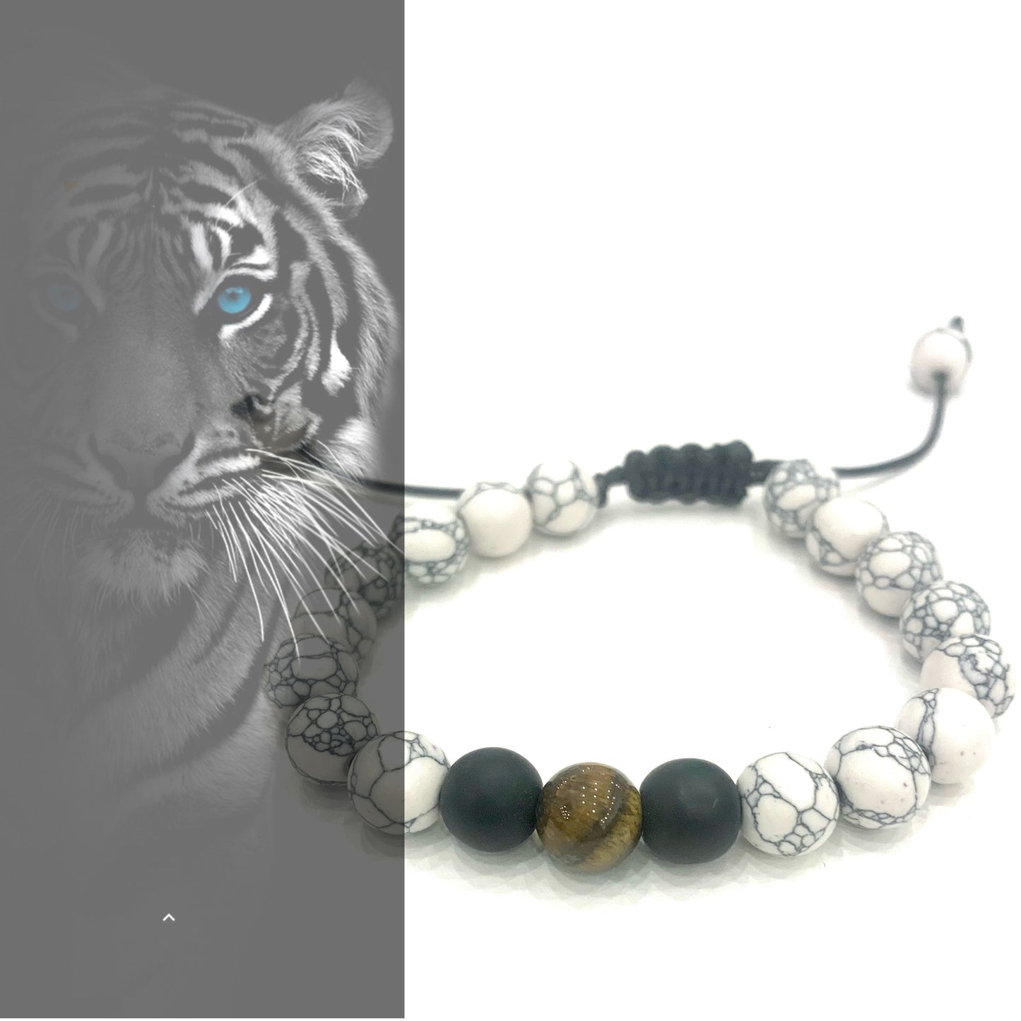 REIJI AGATA NERA ~ IN PIETRE DURE NATURALI~Bracciale mala Agata Nera