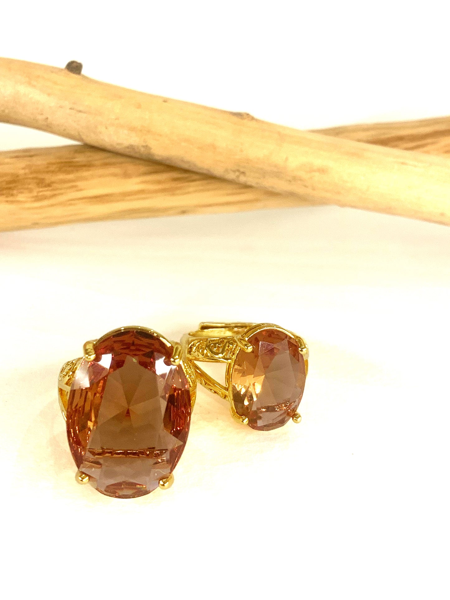 RANI XL ~ Anello regolabile con Zultanite naturale -