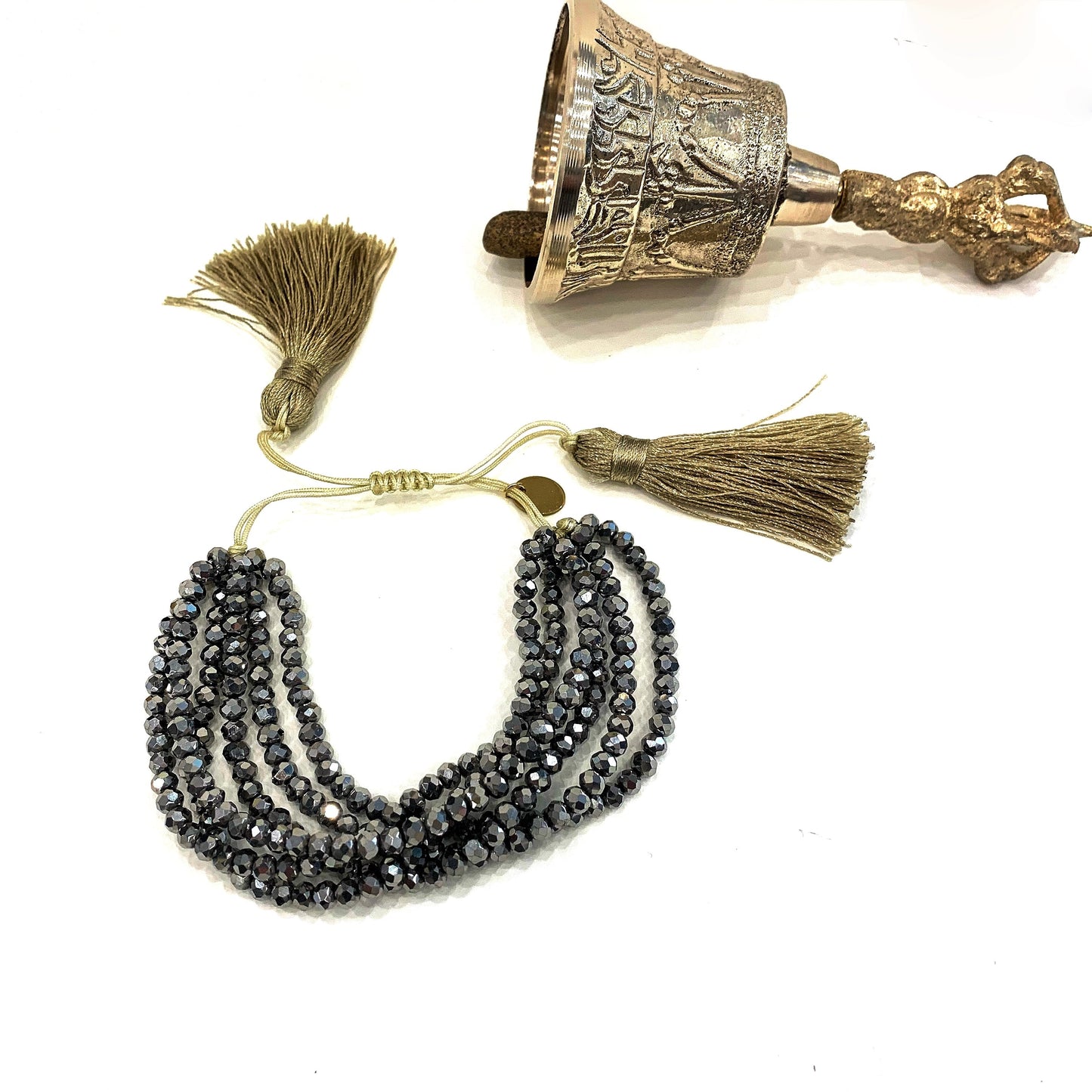 PEMA set ~ Collana e bracciale JAPAMALA in cristalli naturali