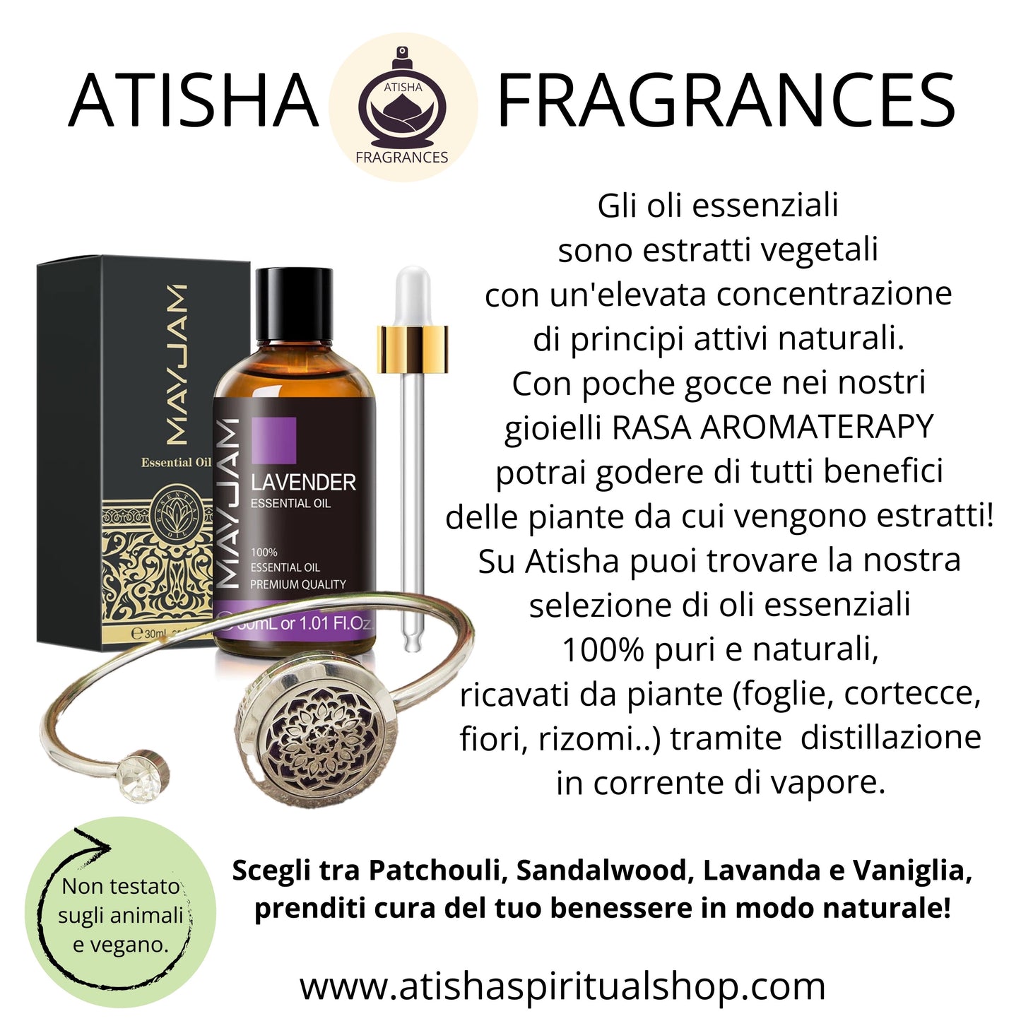 ESSENZIALI LAVANDA VANILLA ~ OLIO ESSENZIALE