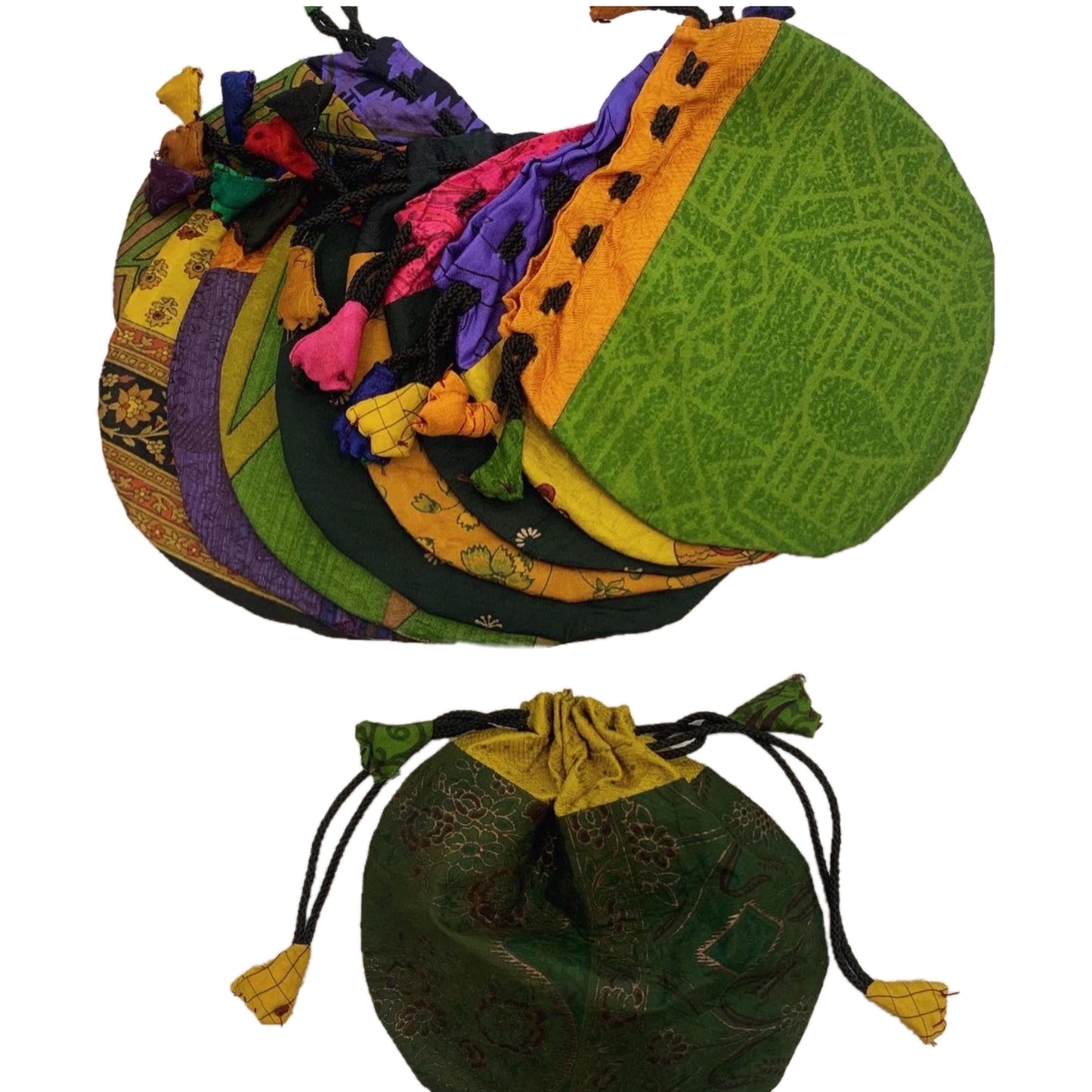 PRISHA ~ Bracciale - Collana JAPAMALA 108 grani in cristallo