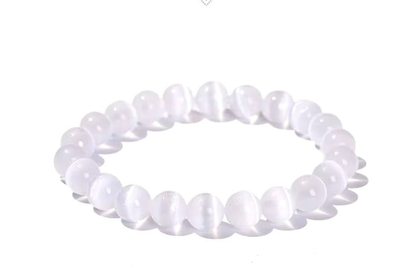 CHANDRAKANTA ~ Bracciale in MOONSTONES naturale ~ qualita' AAA