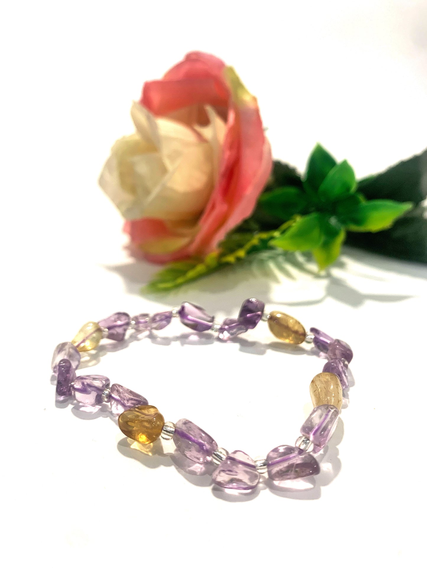 THERA ~ Bracciale in QUARZO elasticizzato ~ Nirvana Stones