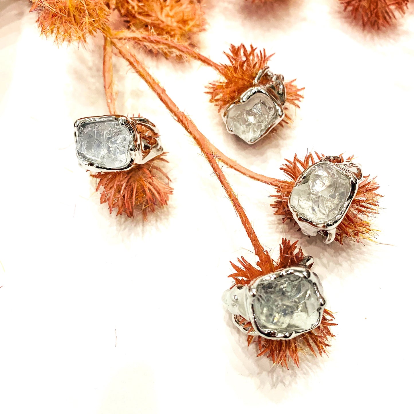 YIN E YANG CRYSTAL ~ fede Zen vintage ~ design fluido e artistico ~ Maschile e femminile ~ in metallo copper Silver 925 Plated