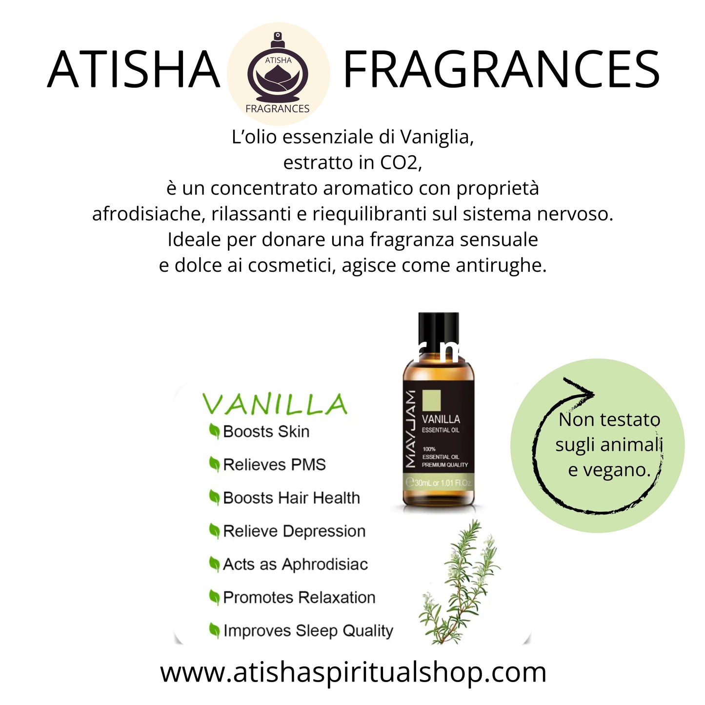 ESSENZIALI LAVANDA VANILLA ~ OLIO ESSENZIALE
