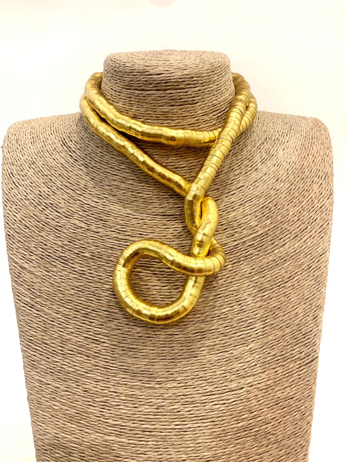 SNAKE ~collana in maglia metallica flessibile