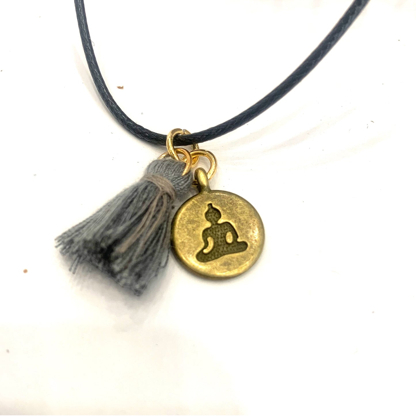 Bushido in Kanji~Pendenti su cordino cerato con nappina