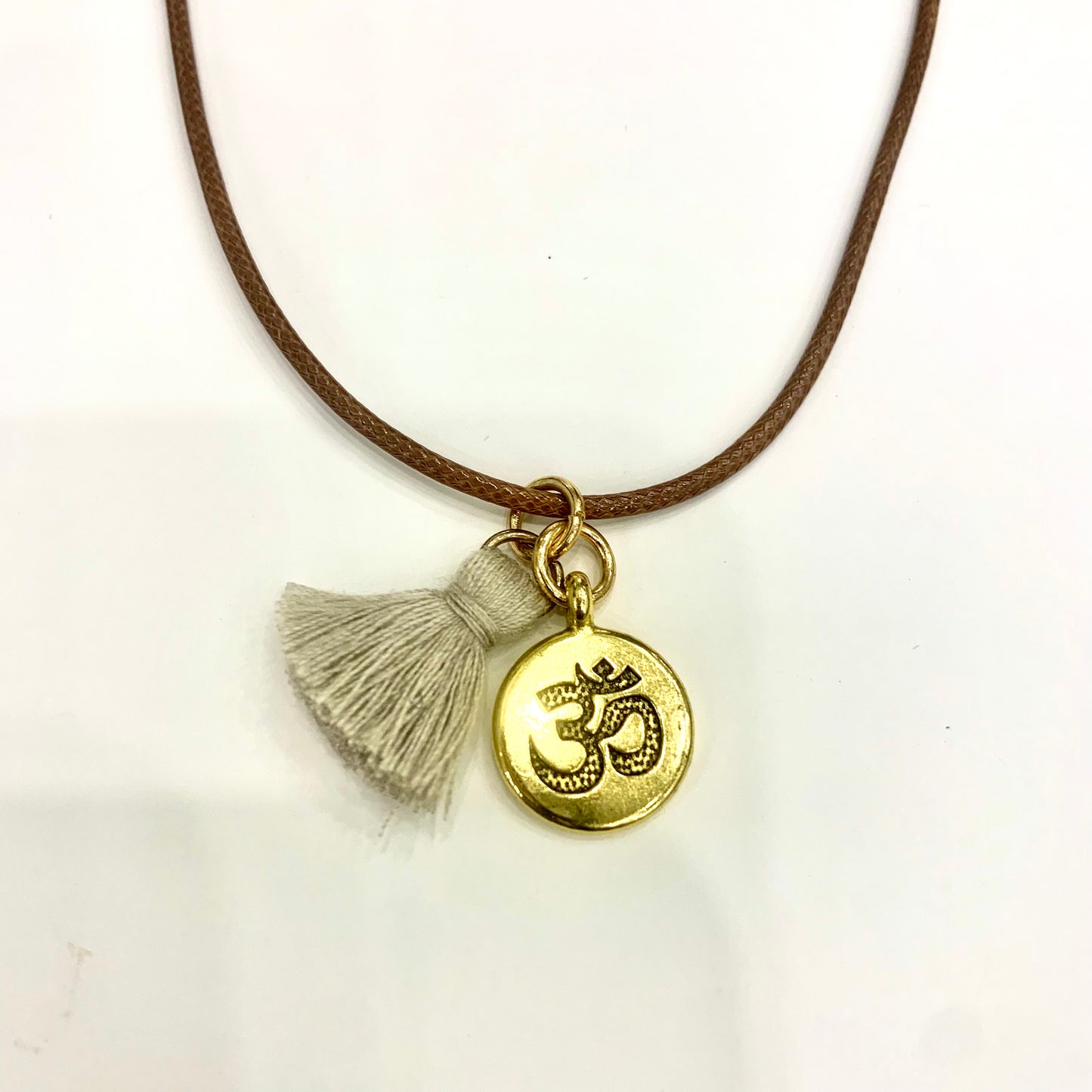 Bushido in Kanji~Pendenti su cordino cerato con nappina
