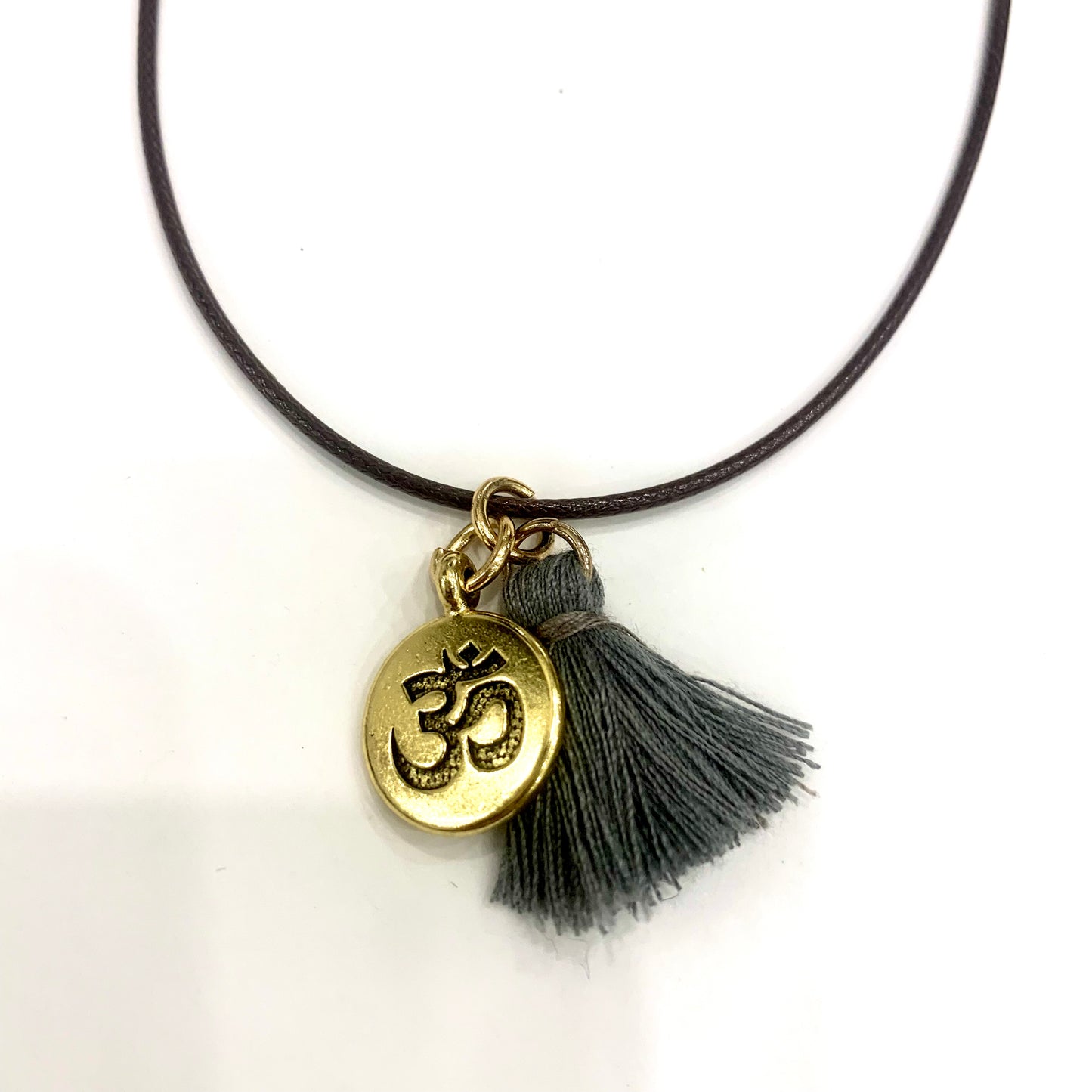 Bushido in Kanji~Pendenti su cordino cerato con nappina