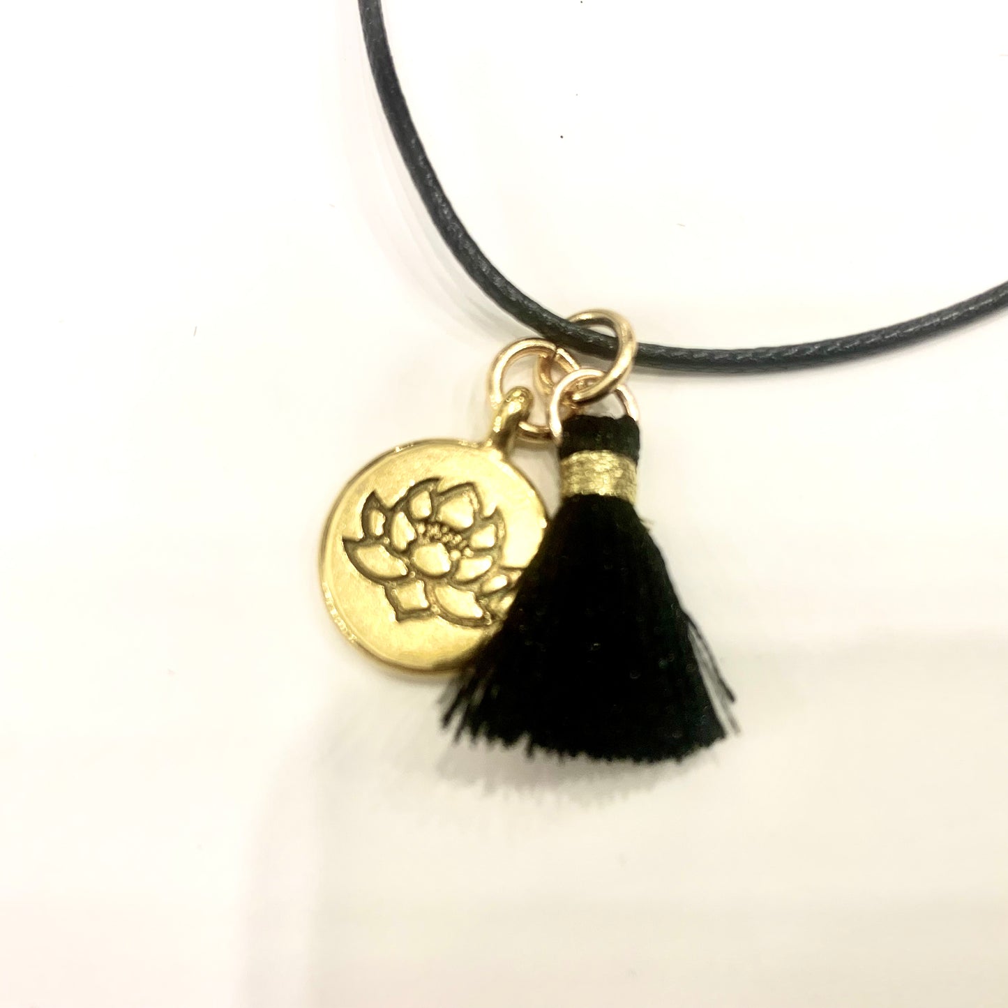 Bushido in Kanji~Pendenti su cordino cerato con nappina