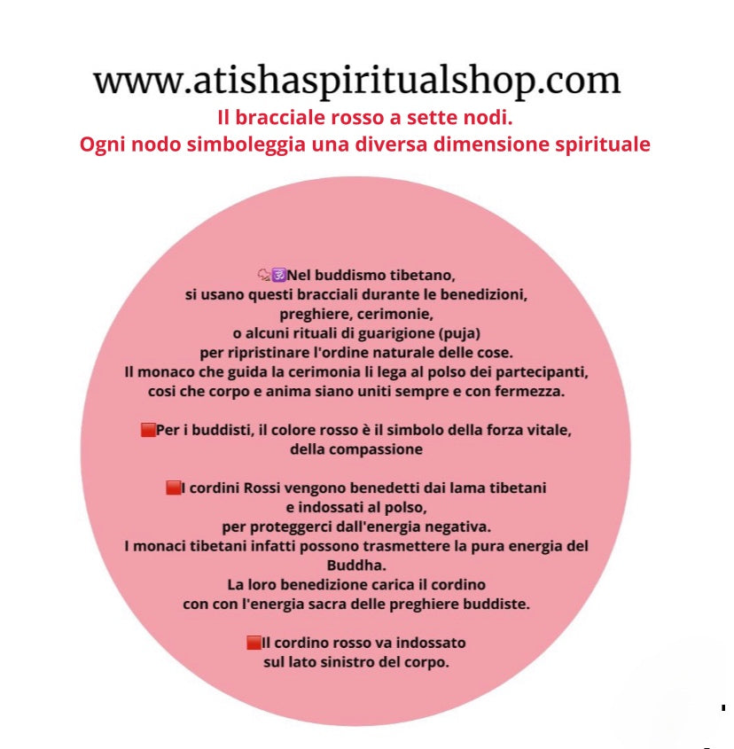 COMPASSION - CORDINO ROSSO ~ 7 knot