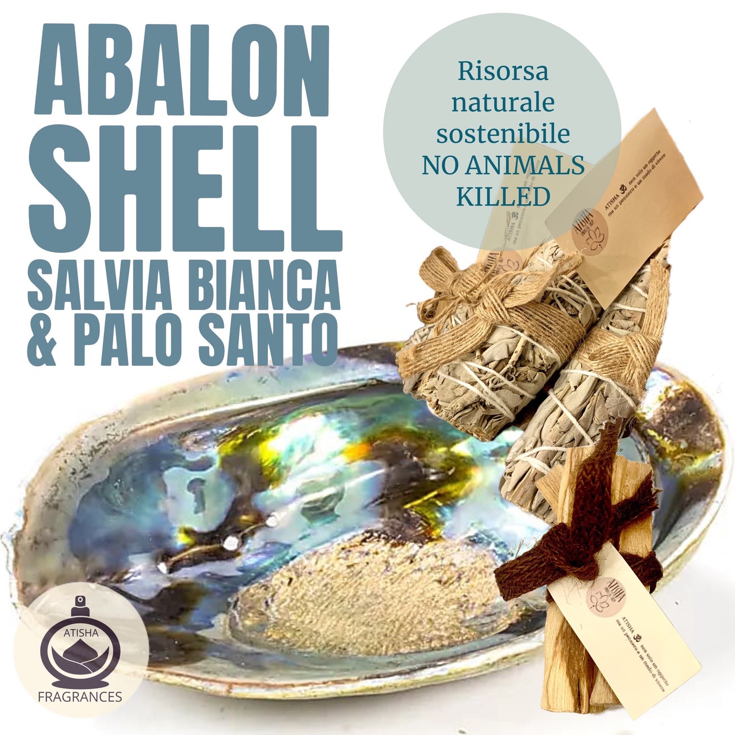 SALVIA BIANCA ~ ATISHA FRAGRANCES ~ SMUDGE~