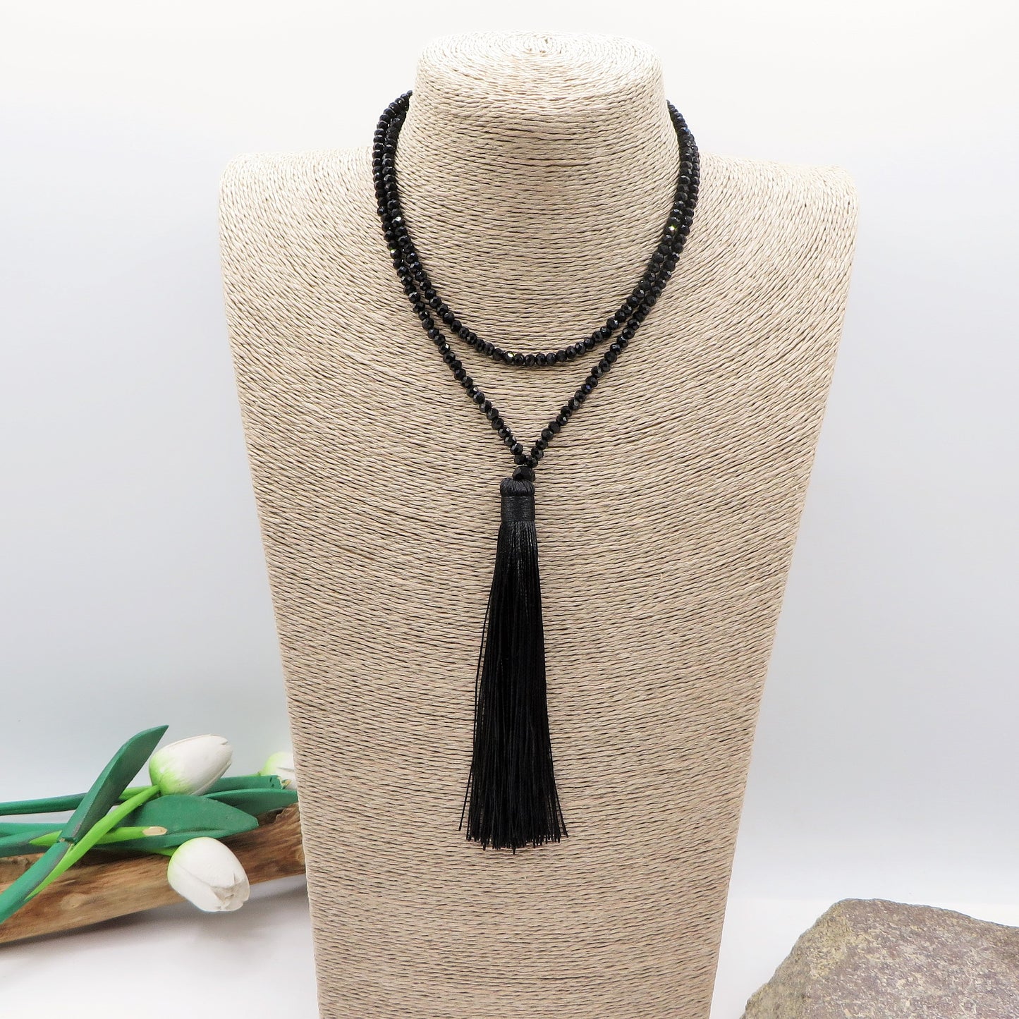 PEMA ~ Collana JAPAMALA in cristalli naturali