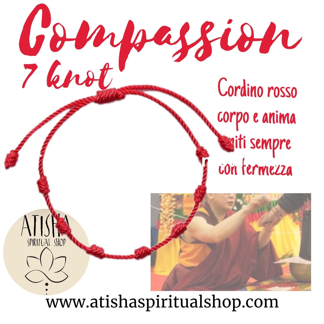 COMPASSION - CORDINO ROSSO ~ 7 knot