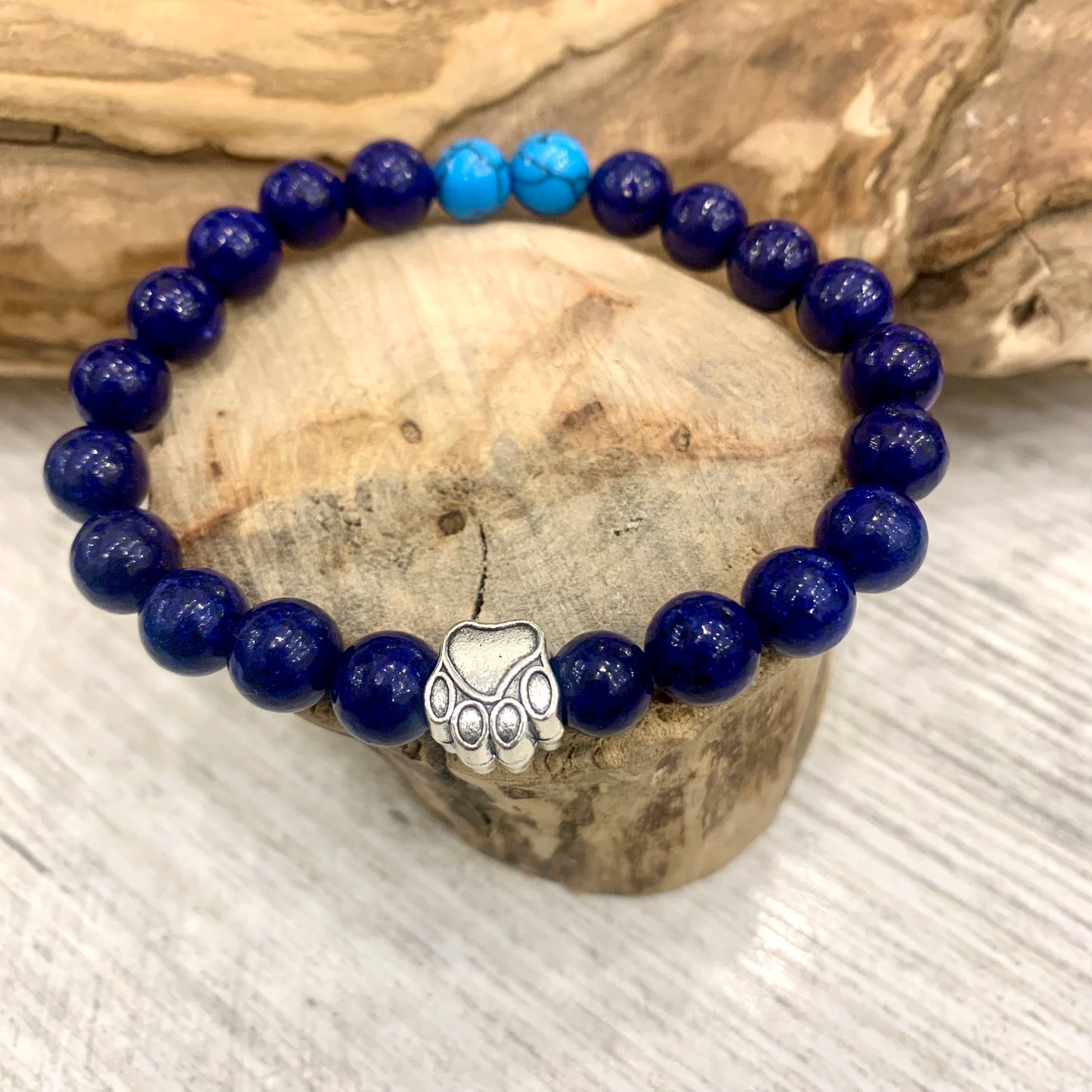 AHIMSA Colors bracciale elasticizzato con zampa