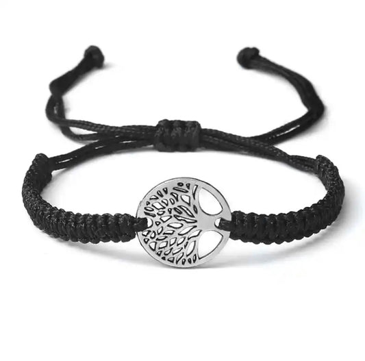 BLACK COMPASSION Albero della Vita ~il cordino nero