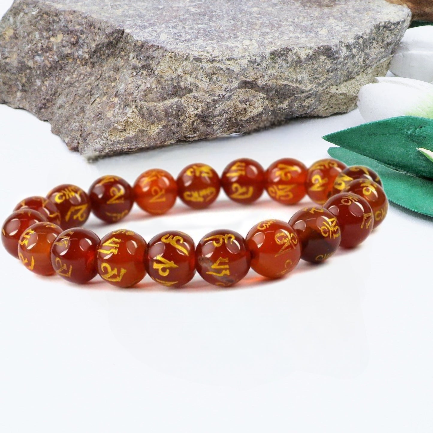 SHAMBALA Bracciale con inciso mantra OM MANI PADME HUM~