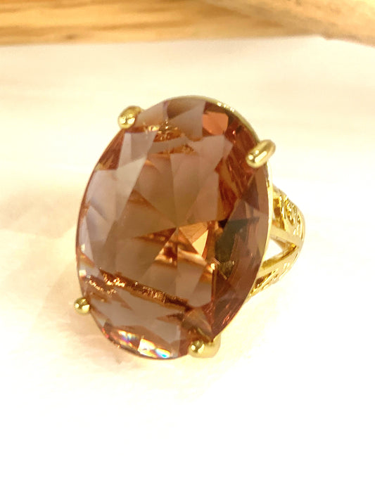 RANI XL ~ Anello regolabile con Zultanite  naturale -