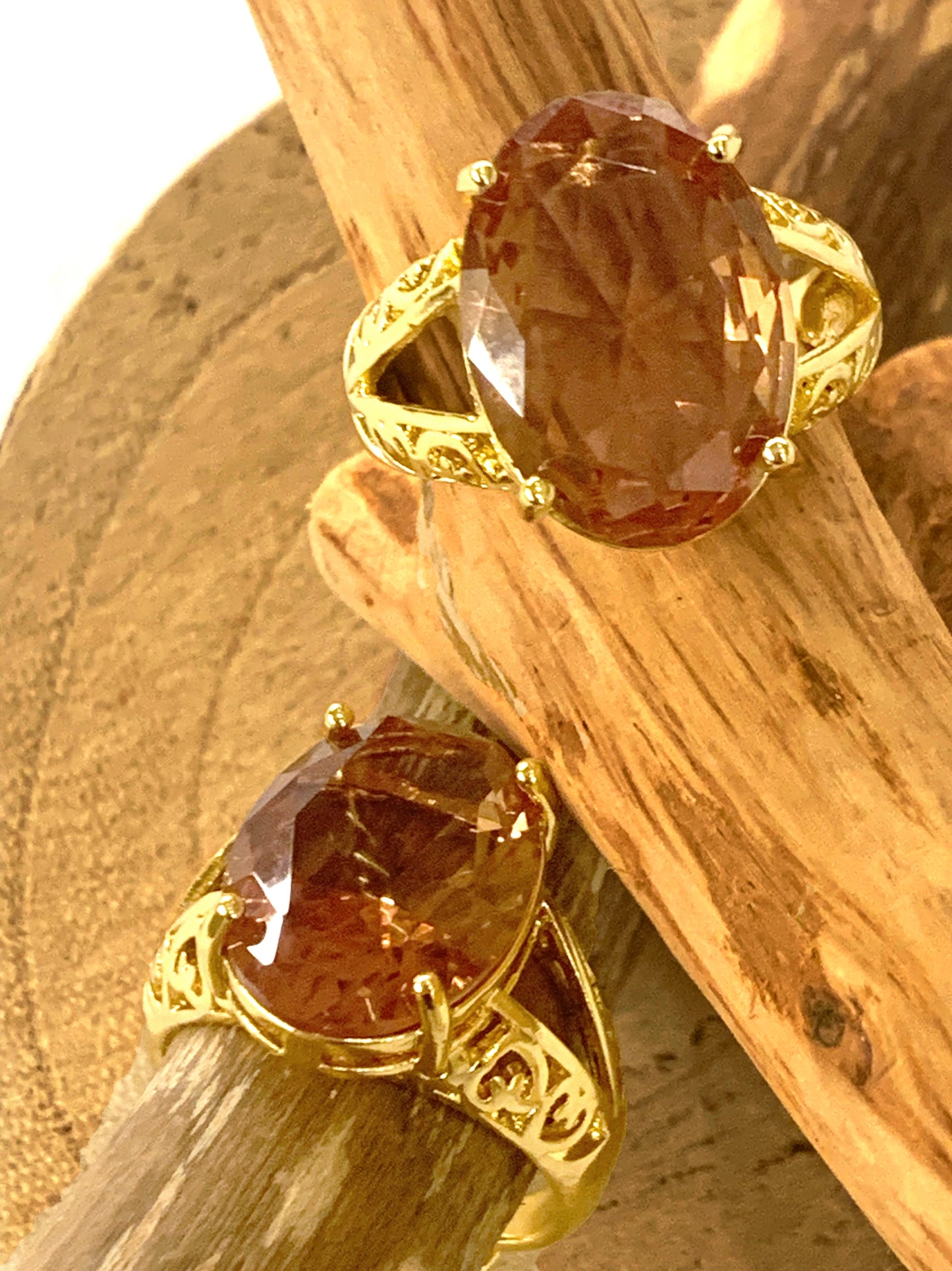 RANI ~ Anello regolabile con Zultanite  naturale -