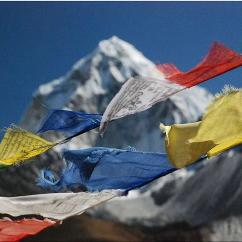 TIBETAN PRAYER FLAG ~ bandierine Tibetane formato mini