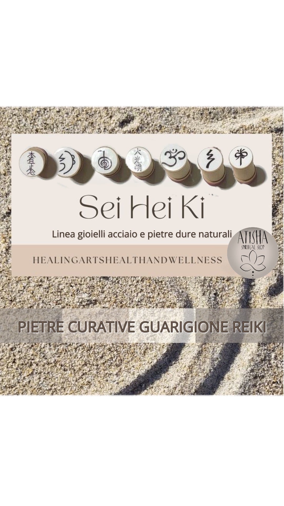 Sei Heki Studs ~ ORECCHINI a lobo in Acciaio Inossidabile con pietre naturali