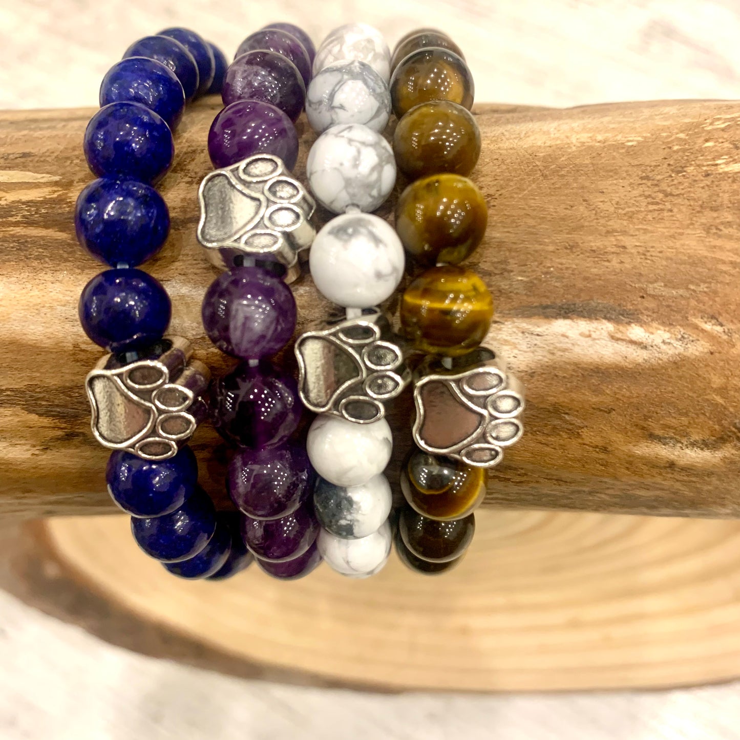 AHIMSA Colors bracciale elasticizzato con zampa