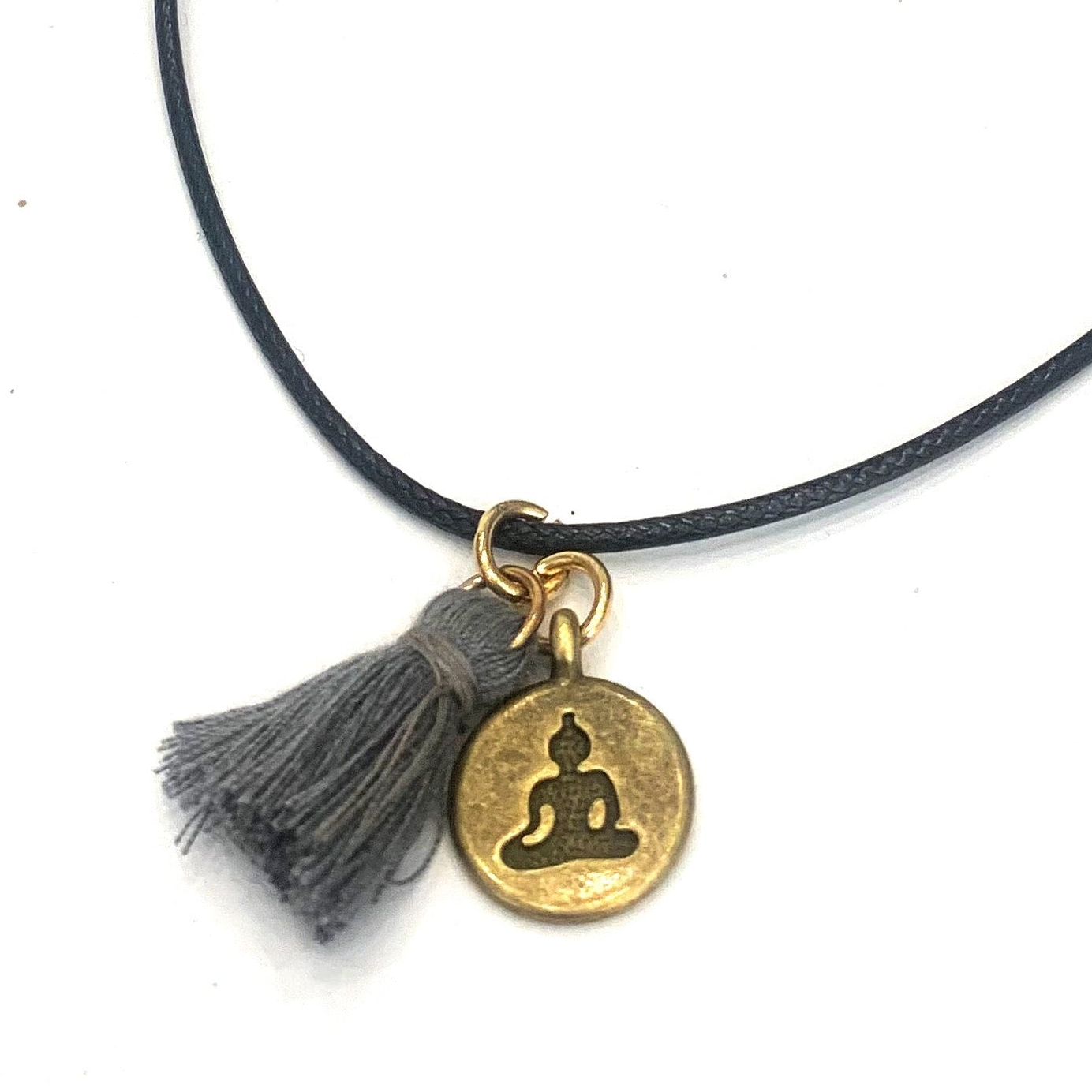 Bushido in Kanji~Pendenti su cordino cerato con nappina