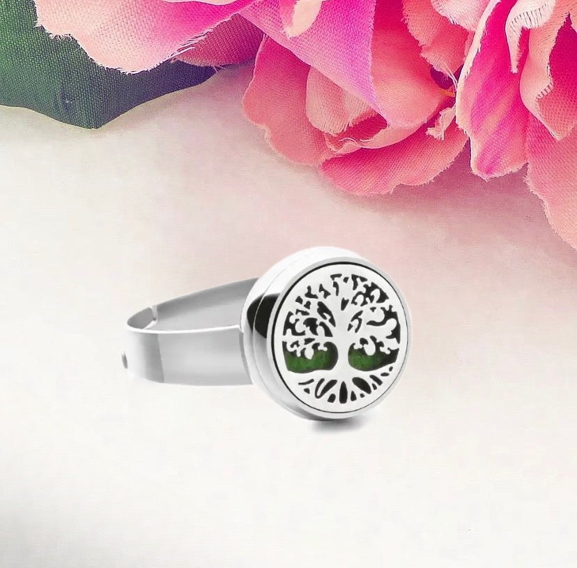 RASA RING ~ Anello diffusore aromatherapy ~ diffusore essenze in acciaio inossidabile