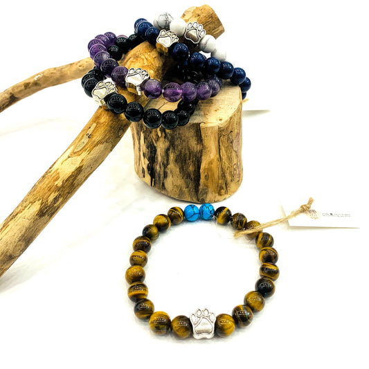 AHIMSA Colors bracciale elasticizzato con zampa
