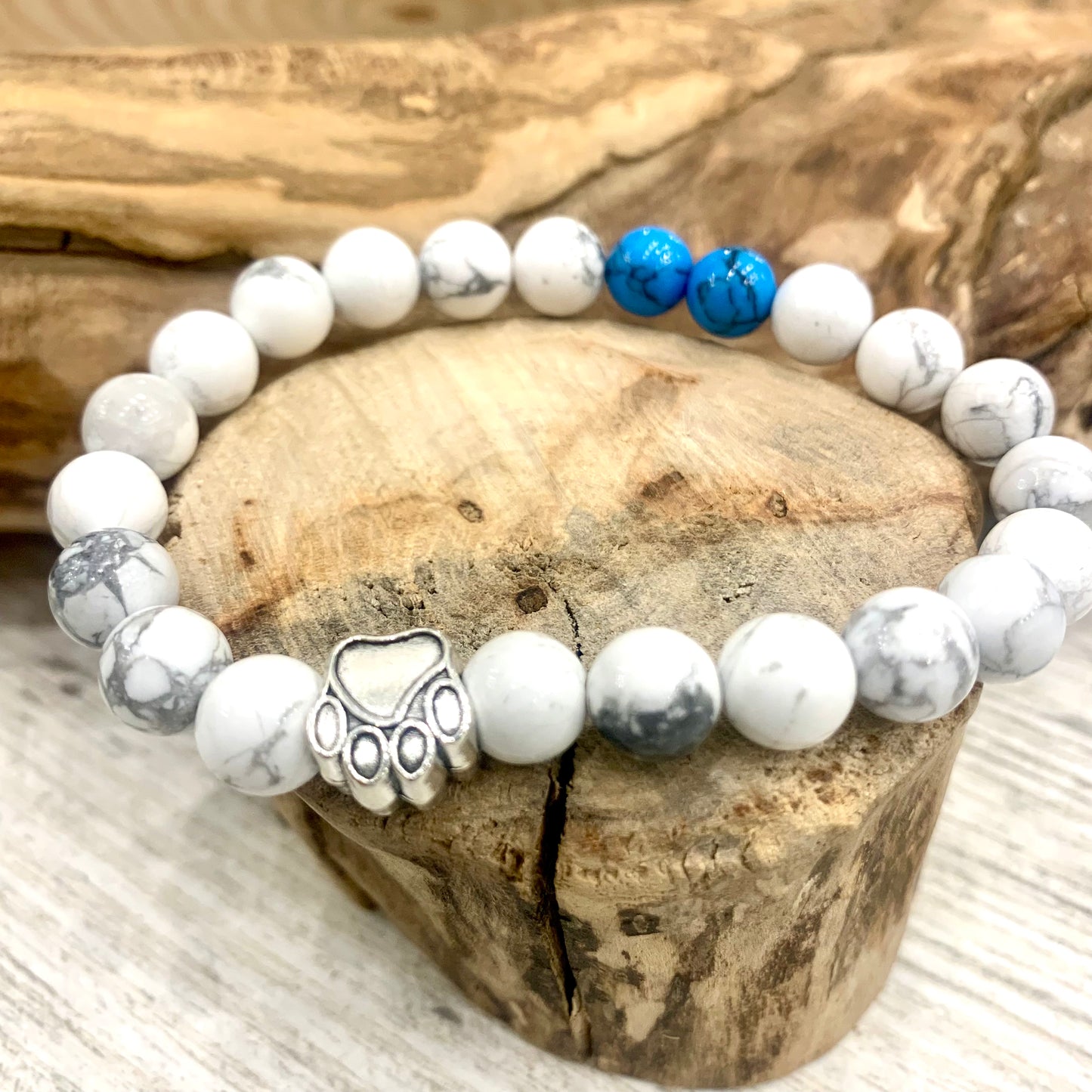 AHIMSA Colors bracciale elasticizzato con zampa