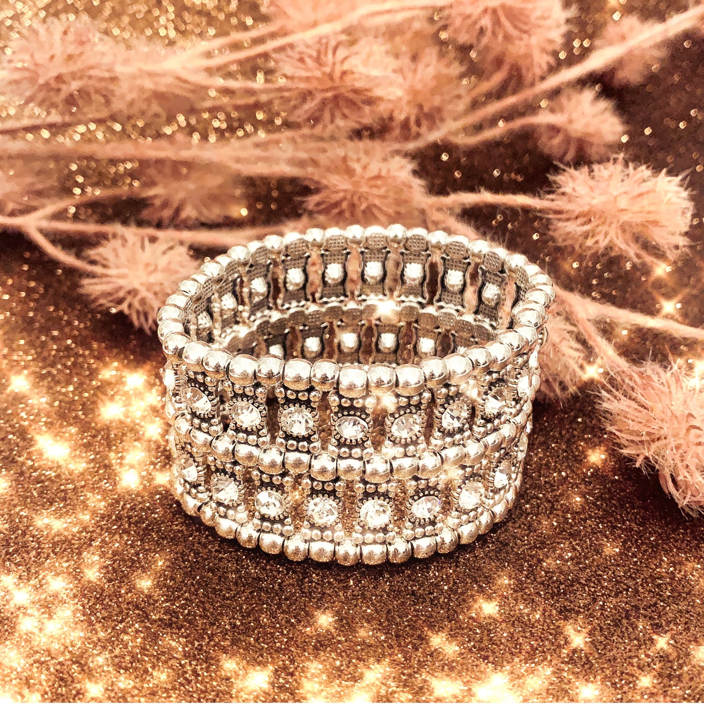 DĀKINĪ ~ Iconic new Millennium ~ Bracciale elastico etno-chic