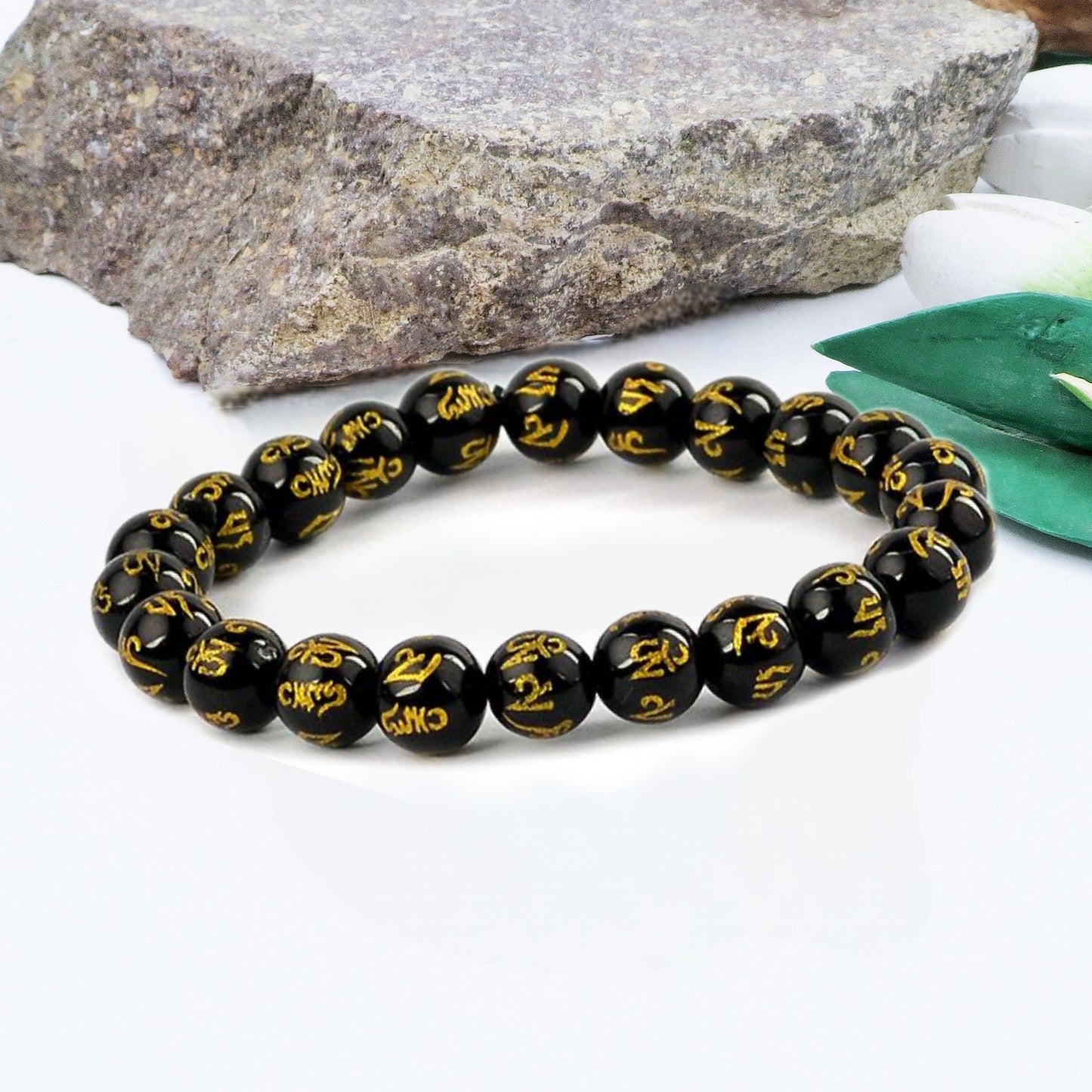 SHAMBALA Bracciale con inciso mantra OM MANI PADME HUM~