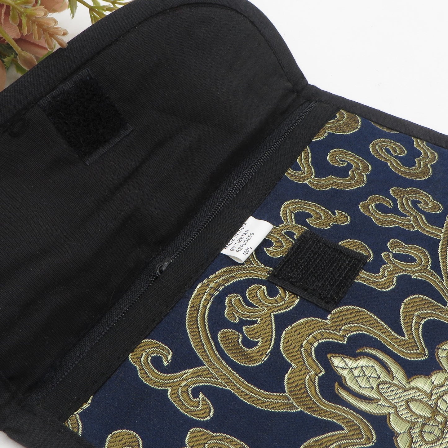 TIBETAN WALLET  ~ portafogli in broccato di seta Tibetana ~
