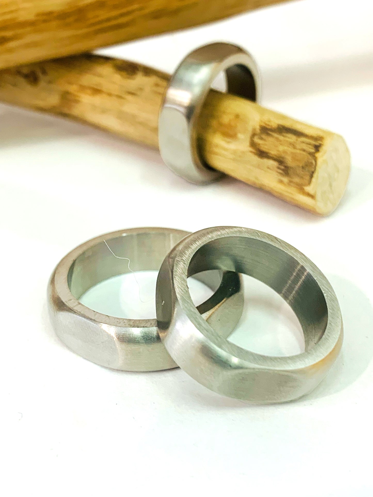 SAMADHI ~ fede vintage in acciaio inossidabile ~ design moderno ~