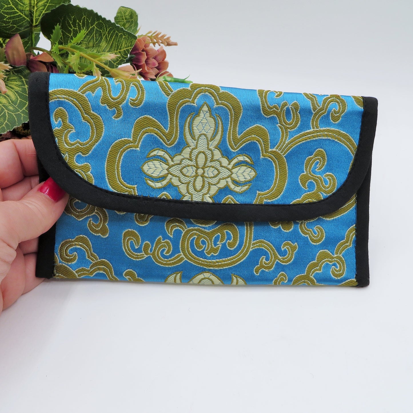 TIBETAN WALLET  ~ portafogli in broccato di seta Tibetana ~