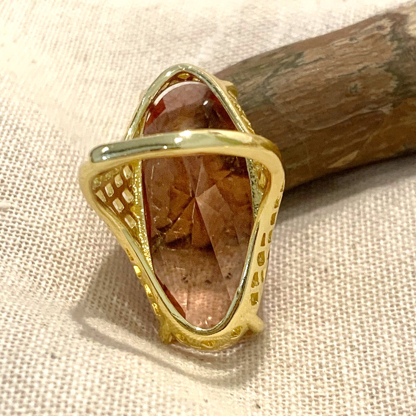RANI ~ Anello regolabile con Zultanite  naturale -
