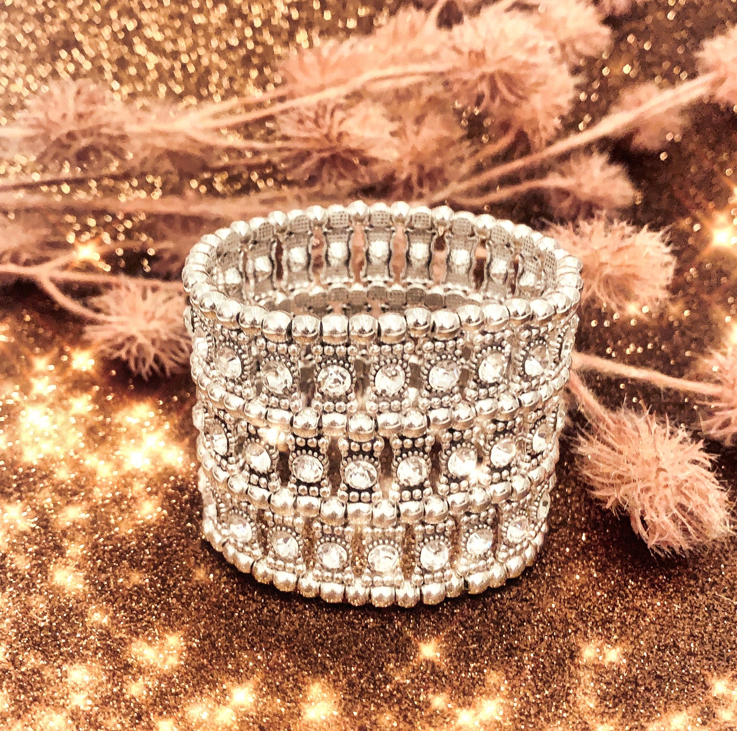 DĀKINĪ ~ Iconic new Millennium ~ Bracciale elastico etno-chic