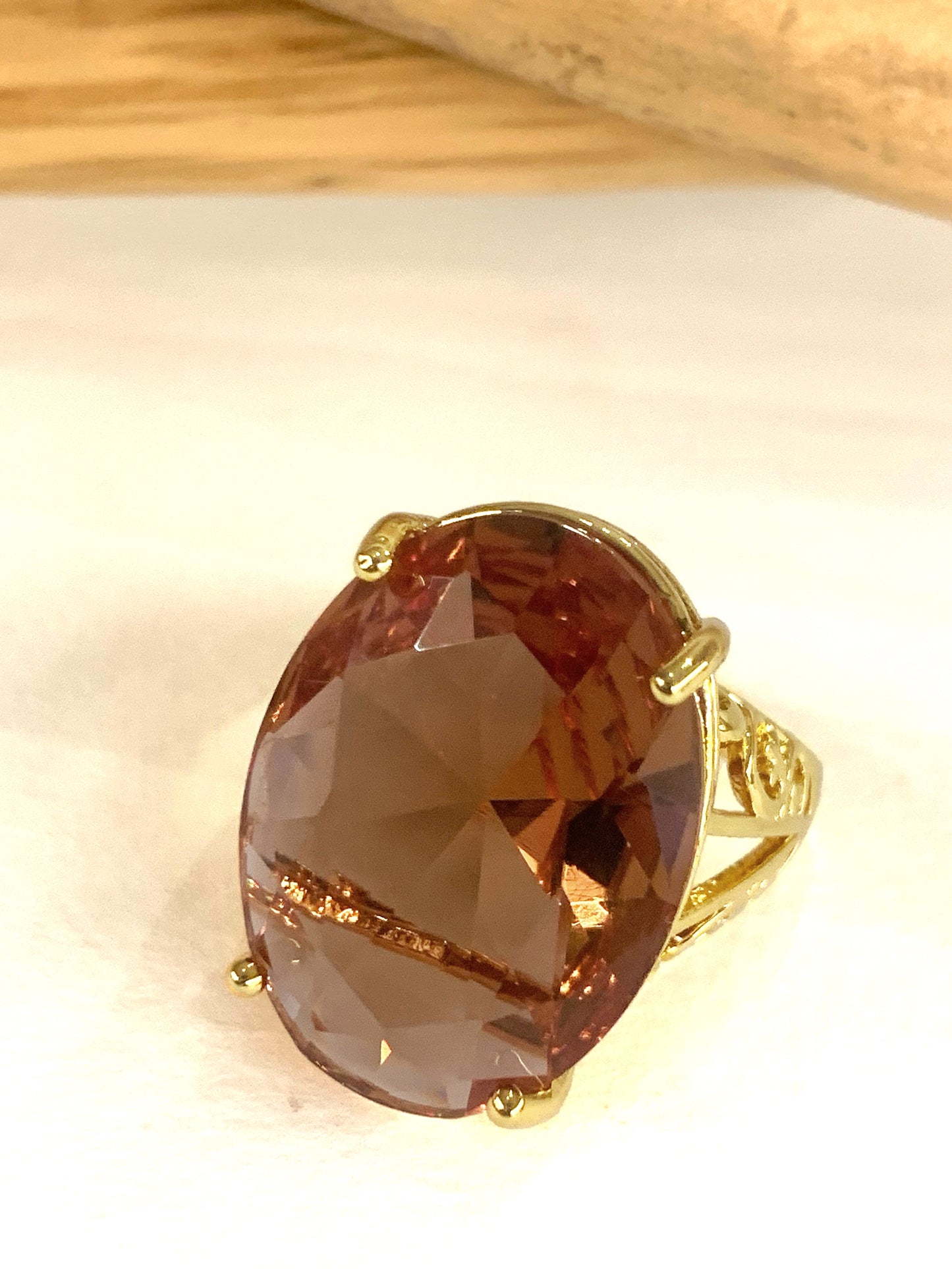 RANI XL ~ Anello regolabile con Zultanite  naturale -