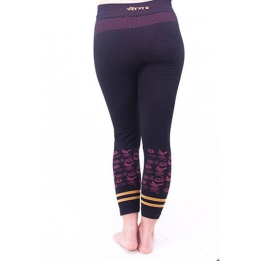 Hatha Asana Yoga Capri Pants ~ senza cuciture ~ Black