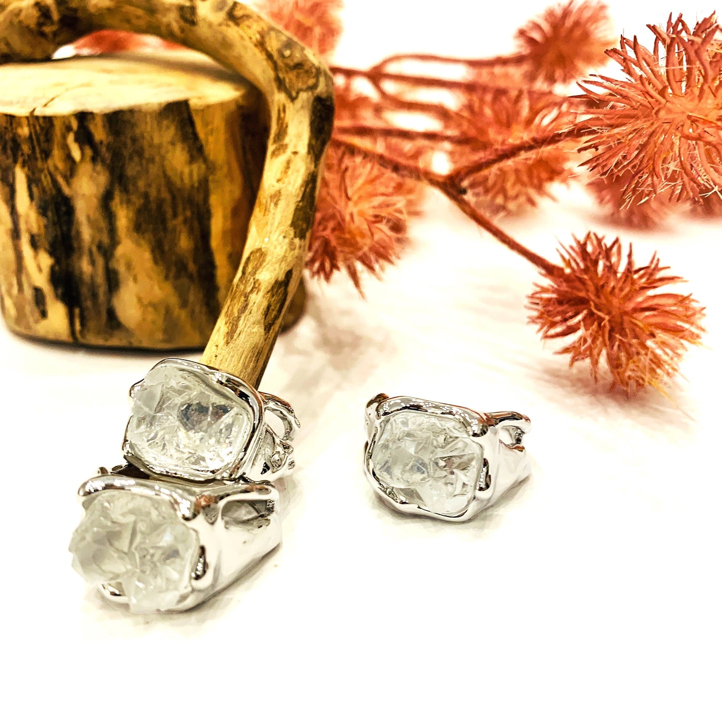 YIN E YANG CRYSTAL ~ fede Zen  vintage  ~ design fluido e artistico ~ Maschile e femminile ~ in metallo copper Silver 925 Plated