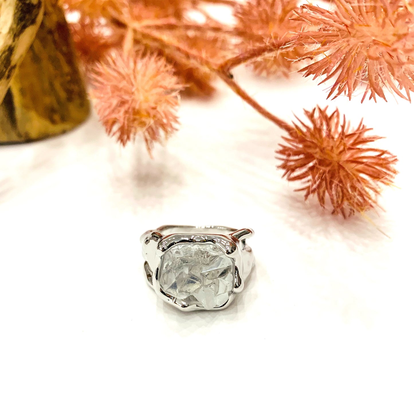 YIN E YANG CRYSTAL ~ fede Zen  vintage  ~ design fluido e artistico ~ Maschile e femminile ~ in metallo copper Silver 925 Plated